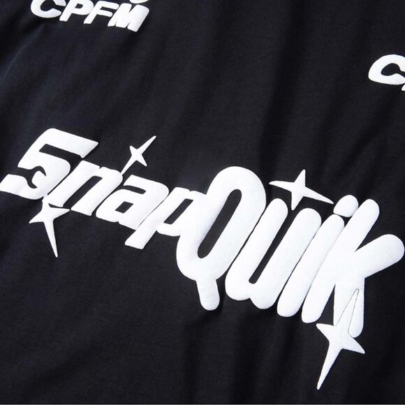 CPFM.XYZ Pure Cotton Lettered Short Sleeves - Picture 8 of 9